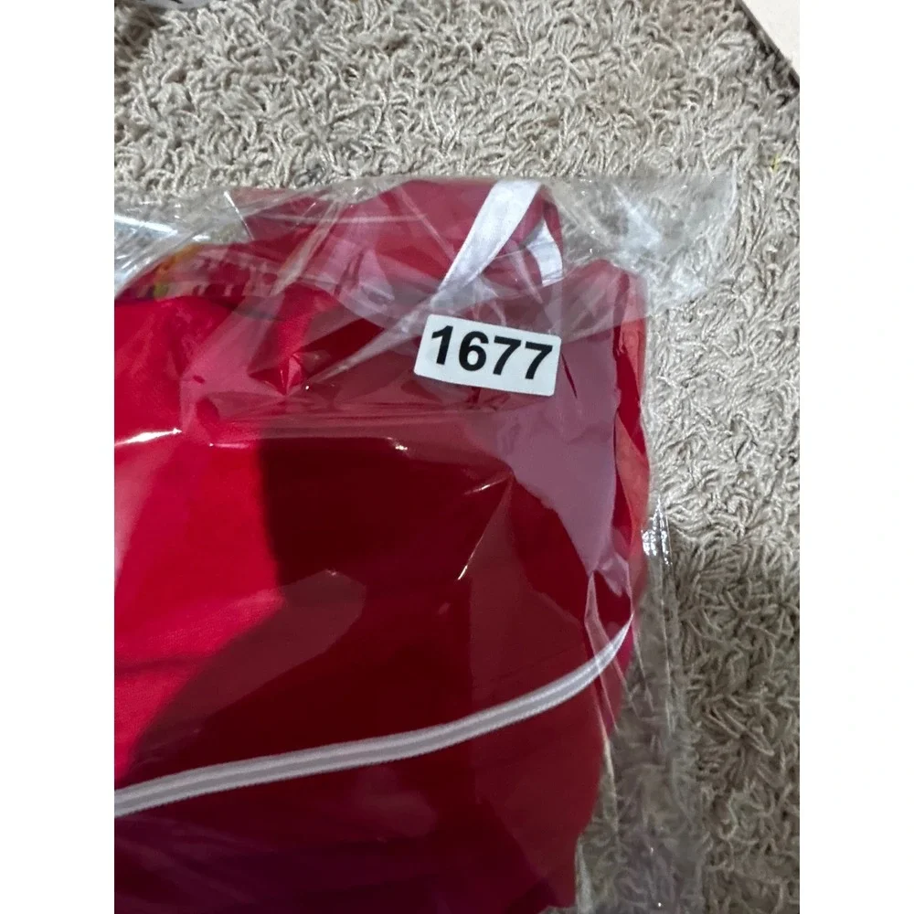 Y2K‎ Aeropostale Mens XL Red New York City Track Jacket 18 Patch Retro Gorpcore